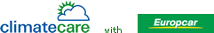 Climate Care and Europcar logos